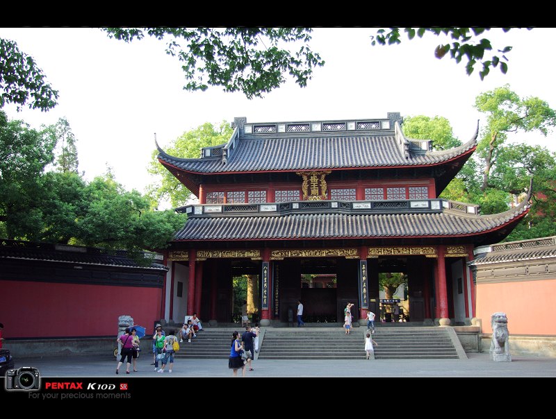 杭州古代最著名的民族英雄岳飞的纪念馆-岳飞庙