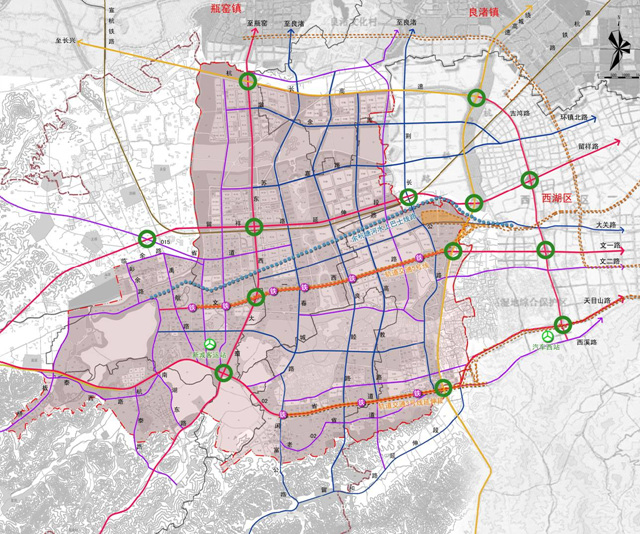 余杭区区域总体规划闲林将建地铁