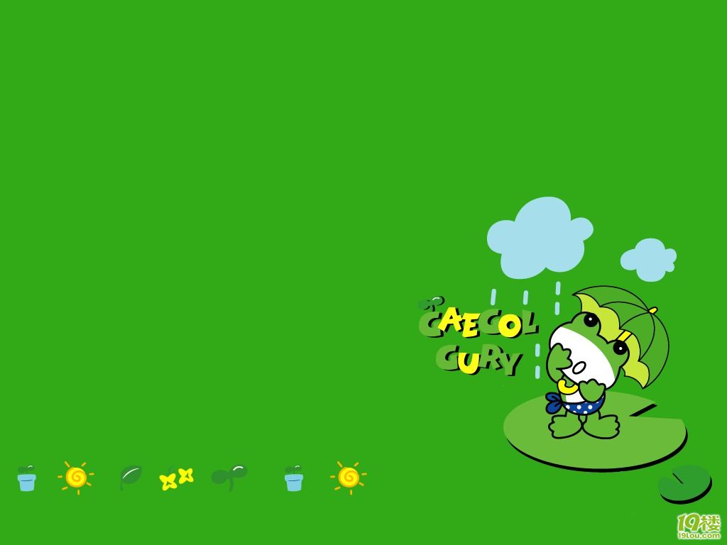 可爱卡通小人物壁纸动漫